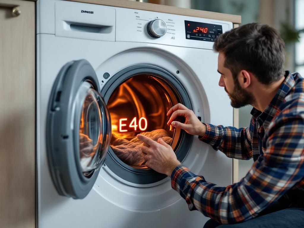Solución al Error E40 en Lavadora Zanussi